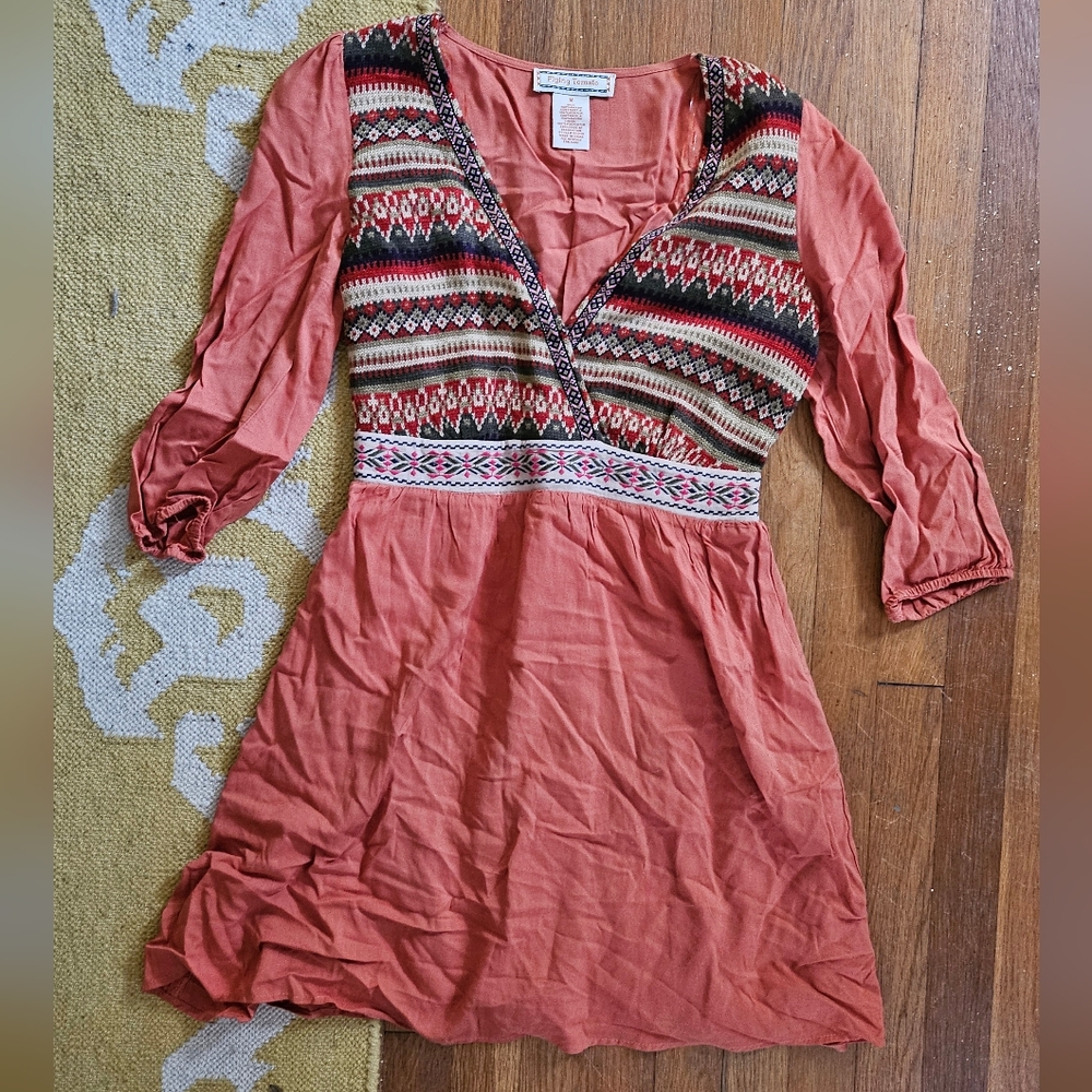 Knit top dress